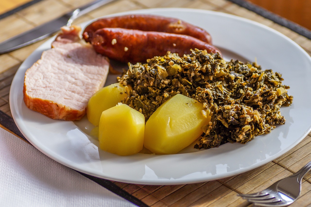 Grünkohl mit Pinkel
