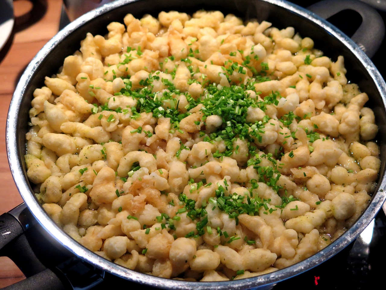 Linsen mit Spätzle