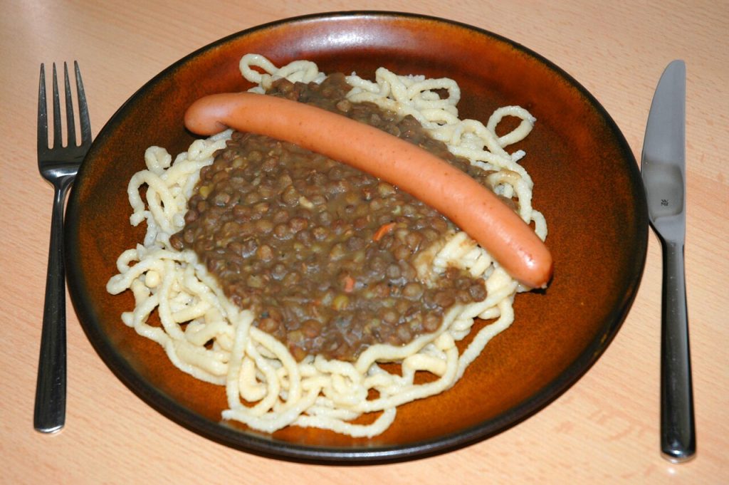Линзен мит шпецле