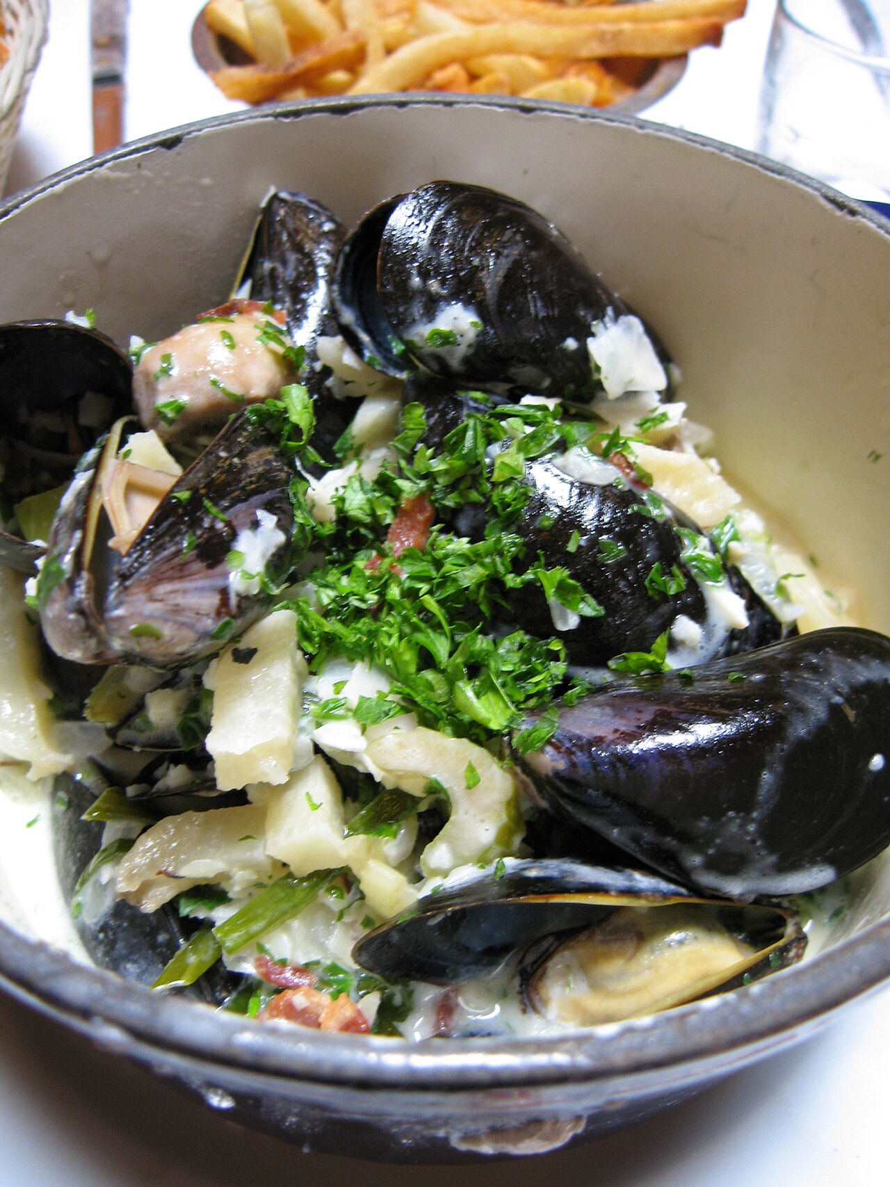 Moules à la normande