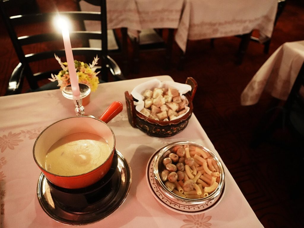 Фондю «пополам»